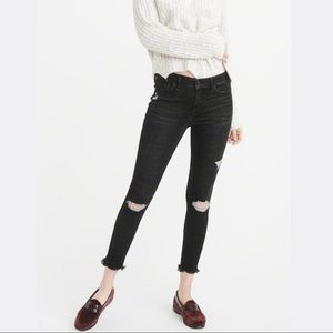 Abercrombie And Fitch Harper Low Rise Ankle Jeans